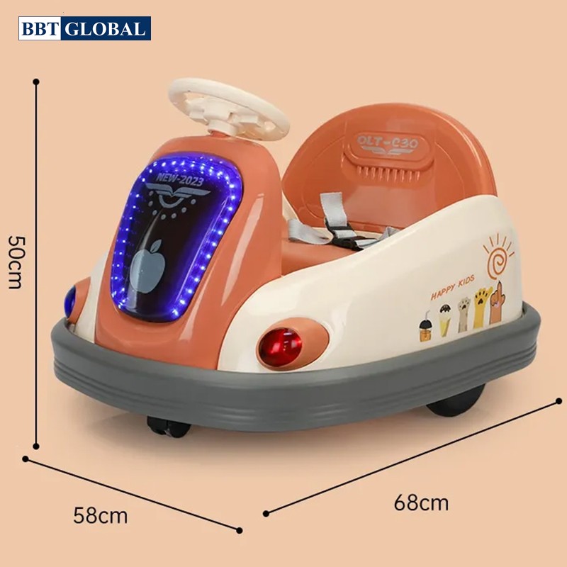 Xe ô tô đụng điện xoay 360 độ có điều khiển từ xa BBT-9119