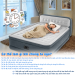 Giường hơi tự phồng công nghệ mới có đầu giường INTEX 64448 (tặng thêm voucher giảm giá 10%)