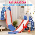 Cầu trượt cho bé chú ngựa xinh xắn dài 135cm BSL300B