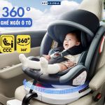Ghế ngồi ô tô cho bé xoay 360 độ, an toàn cho trẻ sơ sinh GX303 ghi