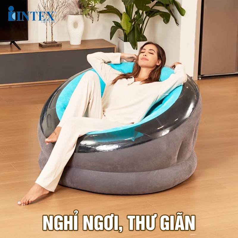 Ghế hơi sắc màu mẫu mới INTEX 66582