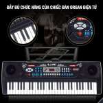 Đàn organ điện tử chuyên nghiệp 54 phím có mic, sạc, giá đỡ bé học nhạc 328-01