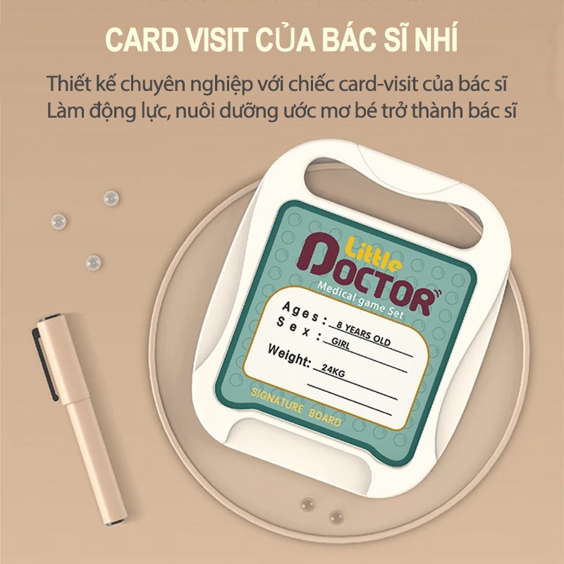 Đồ chơi bác sĩ xe đẩy cao cấp CỠ LỚN mô phỏng như thật 660-89