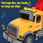 Đồ chơi mô hình xe cứu hộ giao thông cỡ lớn có đèn và nhạc 666-55P