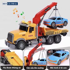 Đồ chơi mô hình xe cứu hộ giao thông cỡ lớn có đèn và nhạc 666-55P