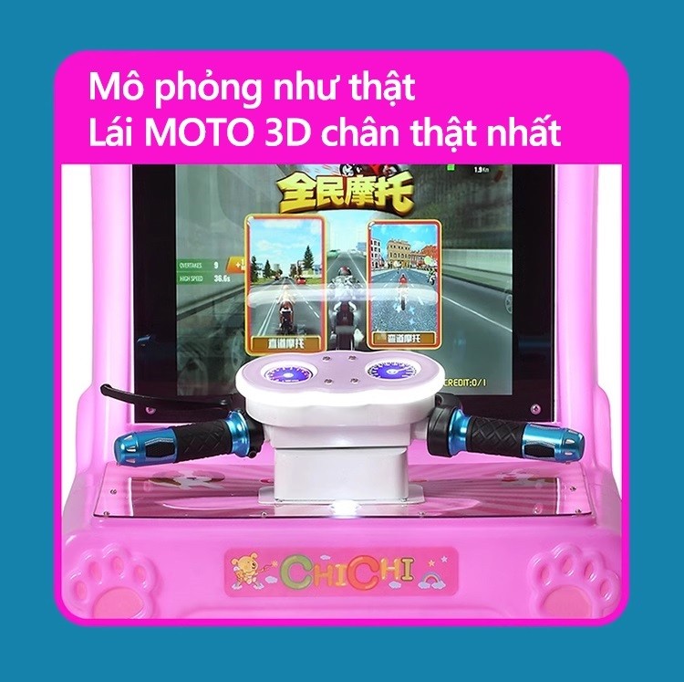 Máy game đua xe mô tô 3D cho khu vui chơi GAME-6031