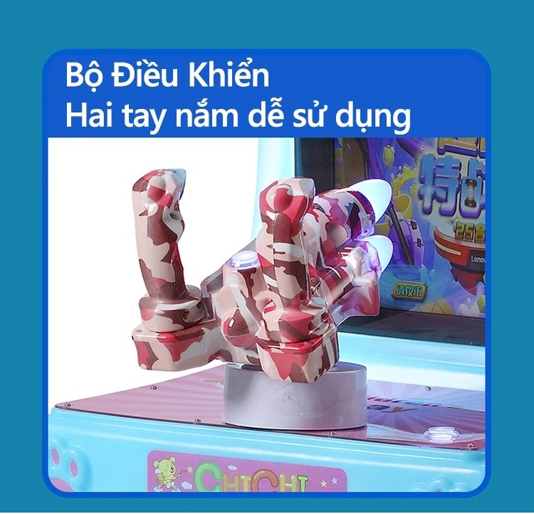 Máy game chơi bắn súng điện tử đôi khu vui chơi GAME-6022