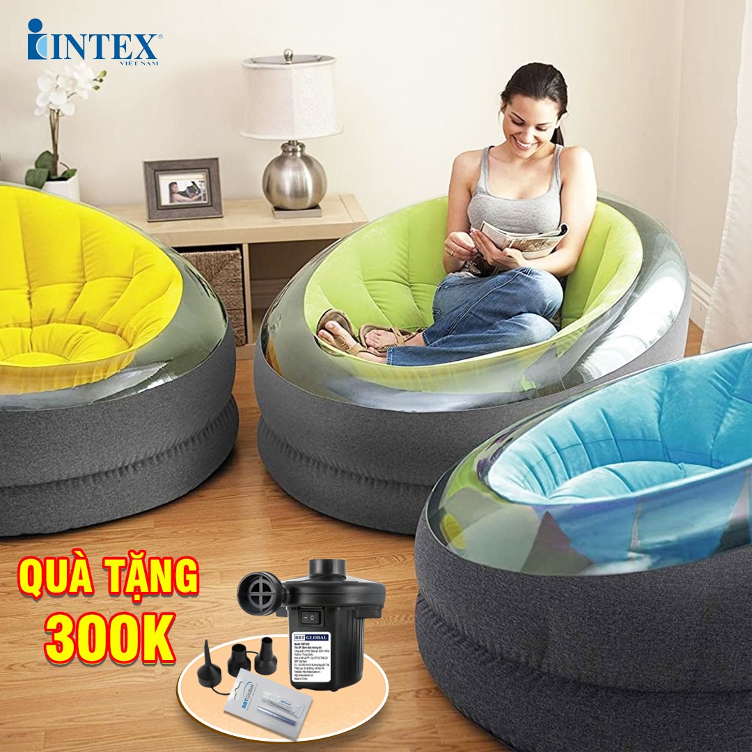 Ghế hơi sắc màu mẫu mới INTEX 66582