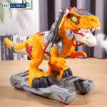 Xe chòi chân khủng long phun khói cho bé K01