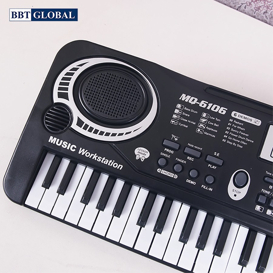 Đàn Organ điện tử 61 phím kèm mic cho bé MQ-6106
