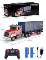 Đồ chơi ô tô điều khiển từ xa Container cỡ đại có đèn và nhạc QH300-1D