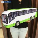 Đồ chơi ô tô điều khiển từ xa xe bus cỡ lớn có đèn và nhạc QH866-3D