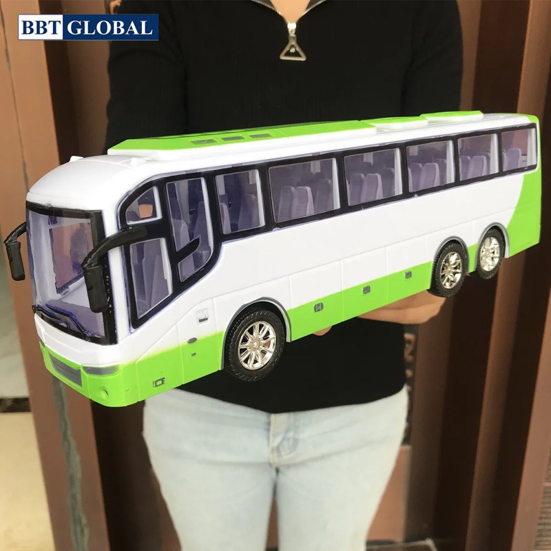 Đồ chơi ô tô điều khiển từ xa xe bus cỡ lớn có đèn và nhạc QH866-3D