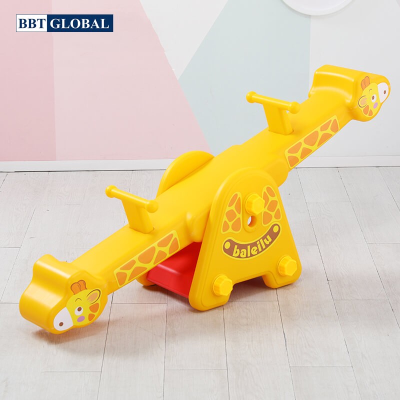 Bập bênh đôi Cỡ Lớn hươu cao cổ 3 cấp độ BBT Global RK-701