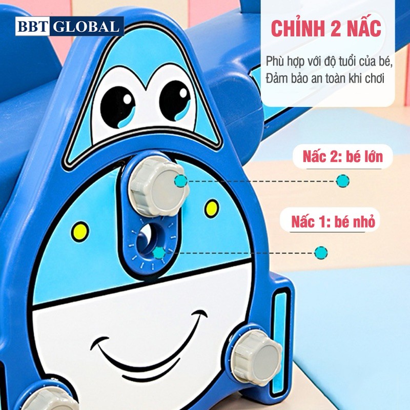 Bập bênh đôi Cỡ Lớn 2 cấp độ BBT Global RK-702