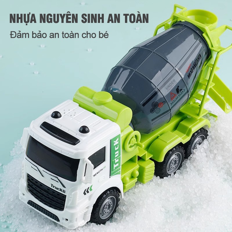 Bộ 6 xe mô hình công trình cỡ lớn cho bé XLQ-6G