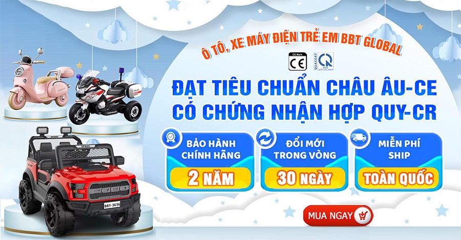 Ô tô, xe máy điện trẻ em BBT GLOBAL