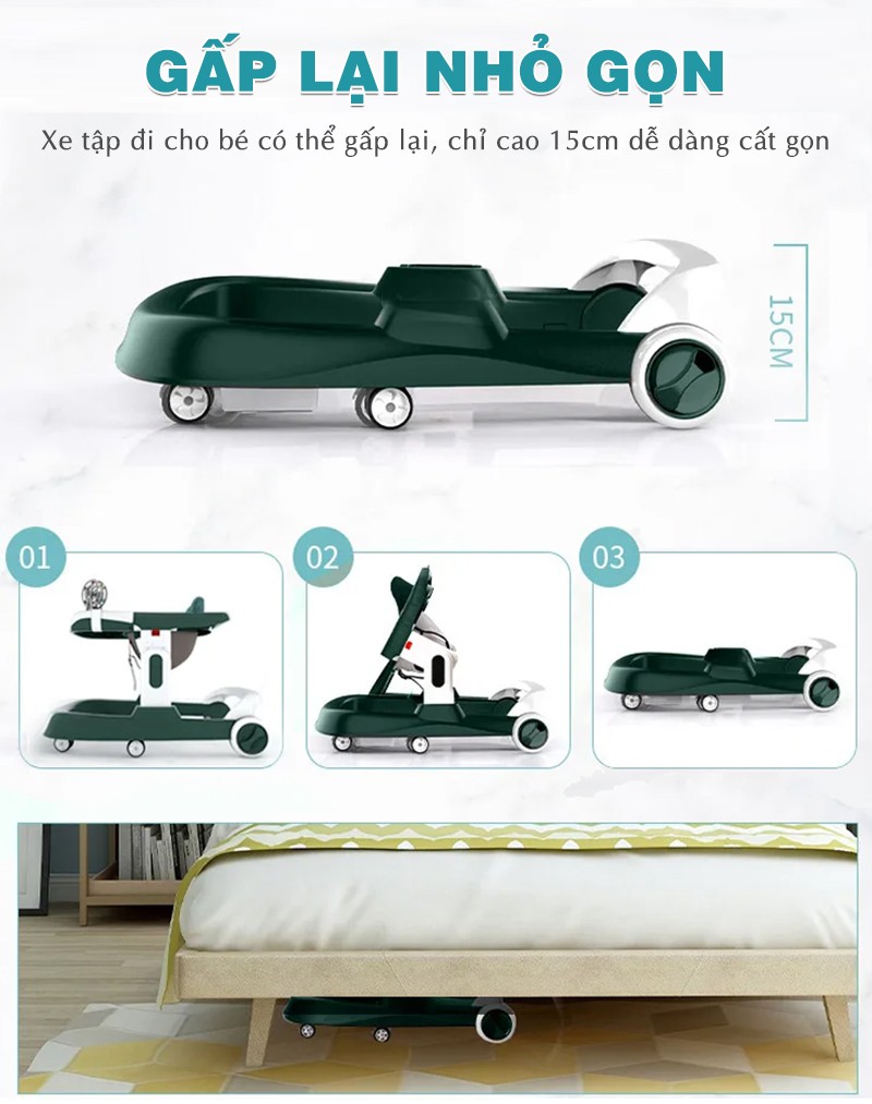 Xe tập đi cao cấp cho bé đa năng BBT Global SK1321