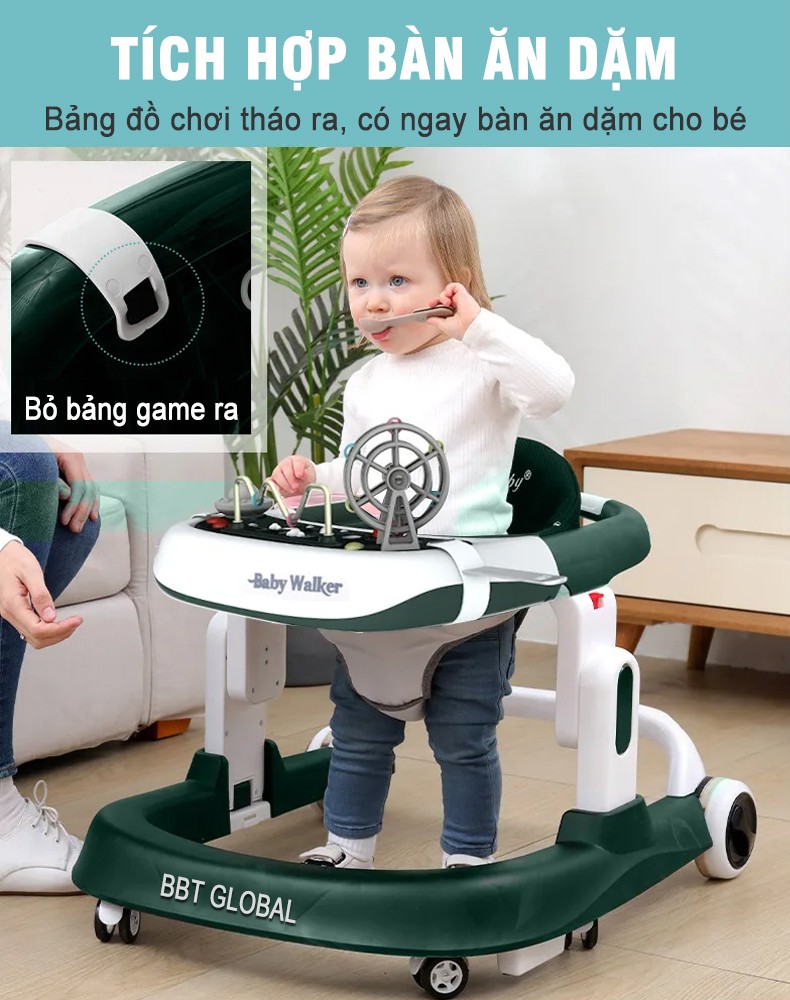 Xe tập đi cao cấp cho bé đa năng BBT Global SK1321