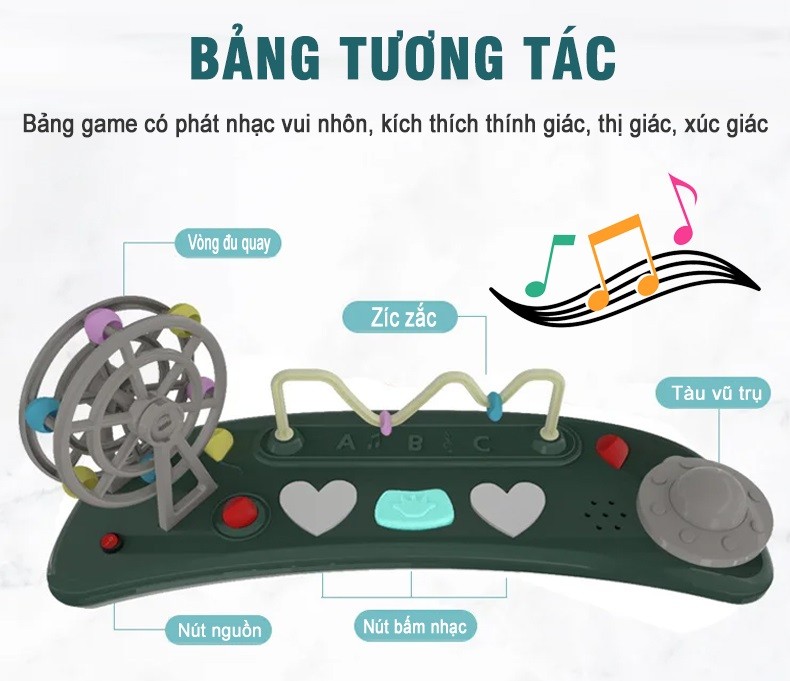 Xe tập đi cao cấp cho bé đa năng BBT Global SK1321