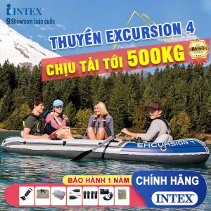Thuyền bơm hơi Excursion 4 người INTEX 68324