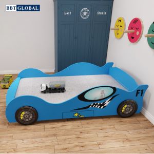 Giường ô tô xe đua công thức F1 cho bé trai GTE-16