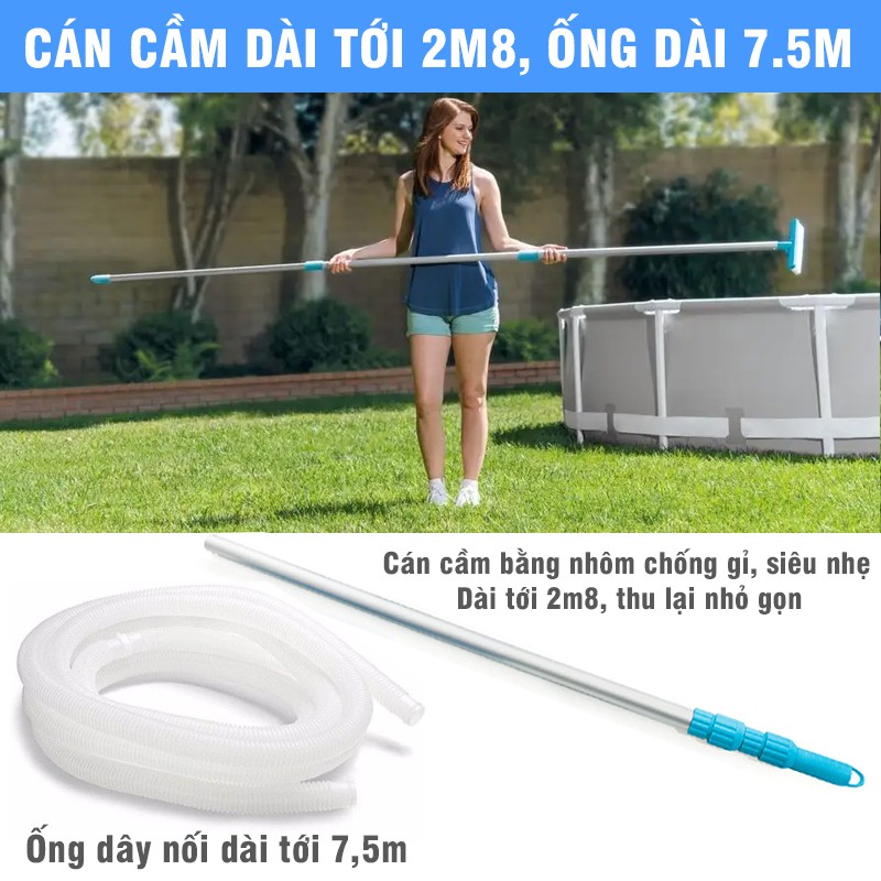 Bộ vệ sinh bể đa năng cao cấp Intex 28003