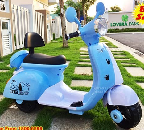 Xe máy điện trẻ em chú chó Puppy BBT-689