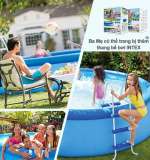 Bể bơi gia đình tròn cổ bơm hơi đường kính 3m96 INTEX 28143