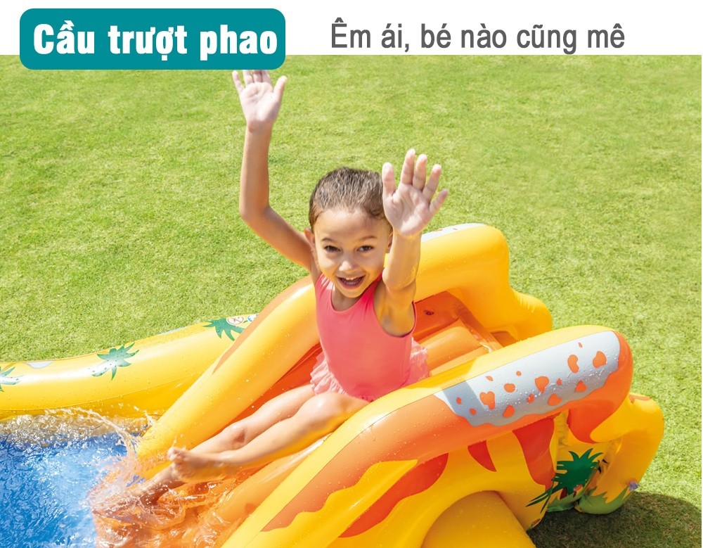 Bể bơi phao có cầu trượt INTEX 57444