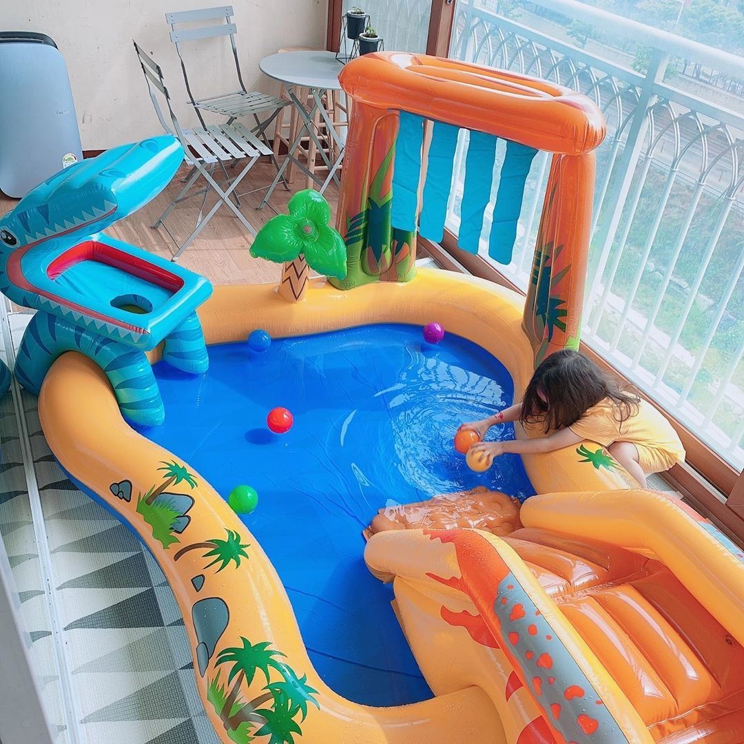 Bể bơi phao có cầu trượt INTEX 57444
