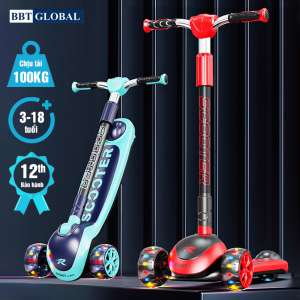 Xe trượt scooter cho bé BBT Global bánh sáng KM984