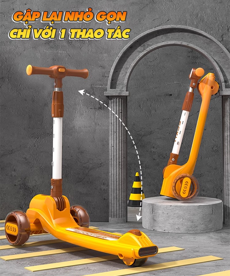 Xe trượt scooter cho bé BBT Global KM987M