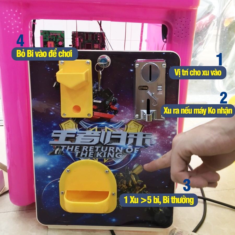Máy game bắt bò 70 trò chơi dành cho khu vui chơi GAME-6025