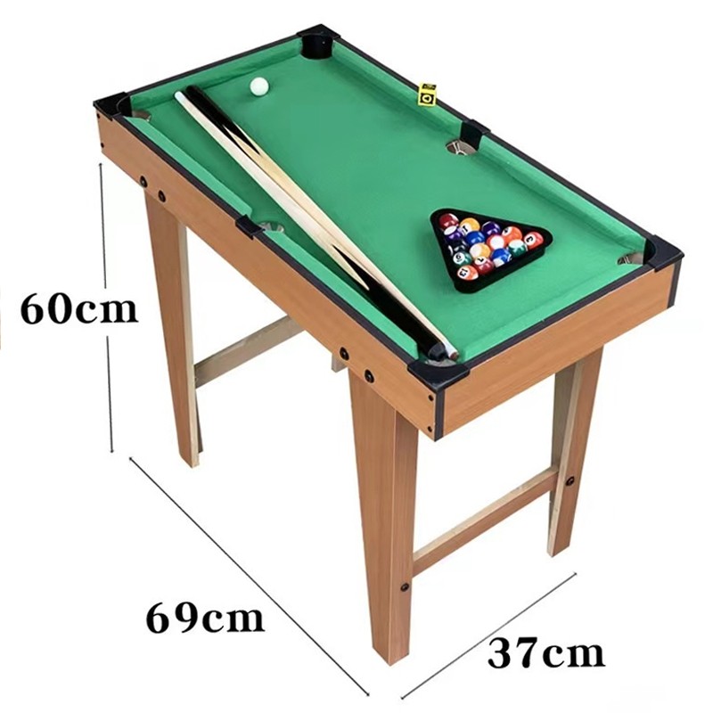 Đồ chơi bàn Bida Bi A , Bi lắc, Billlard bằng gỗ để bàn cỡ lớn chân cao cho bé 2386