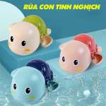 Đồ chơi trong bể tắm rùa, ếch, cá heo, vịt, cua vặn cót cho bé vui nhộn 6688