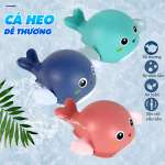 Đồ chơi trong bể tắm rùa, ếch, cá heo, vịt, cua vặn cót cho bé vui nhộn 6688