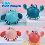 Đồ chơi trong bể tắm rùa, ếch, cá heo, vịt, cua vặn cót cho bé vui nhộn 6688