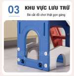 Cầu trượt BBT Global máng dài 1m8 cỡ lớn BSL420