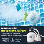Bể bơi khung kim loại siêu cao cấp DELUXE 7m32 máy lọc điện phân INTEX 26368