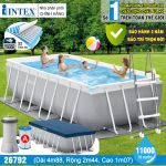 Bể bơi khung kim loại chịu lực cao cấp PREMIUM dài 4m88 INTEX 26792