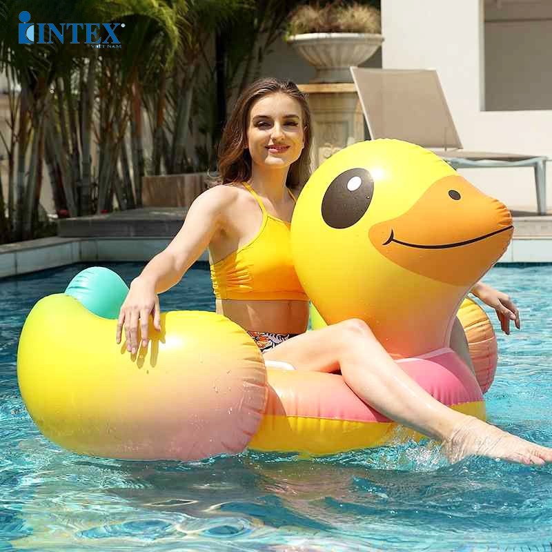 Phao bơi vịt vàng 1m47 INTEX 57556