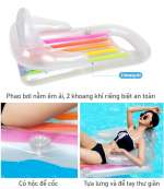 Phao nằm thư giãn cao cấp có tay vịn và lỗ để cốc INTEX 58802