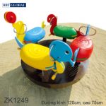 Mâm quay hình thú 4 chỗ ngoài trời nhập khẩu ZK1249
