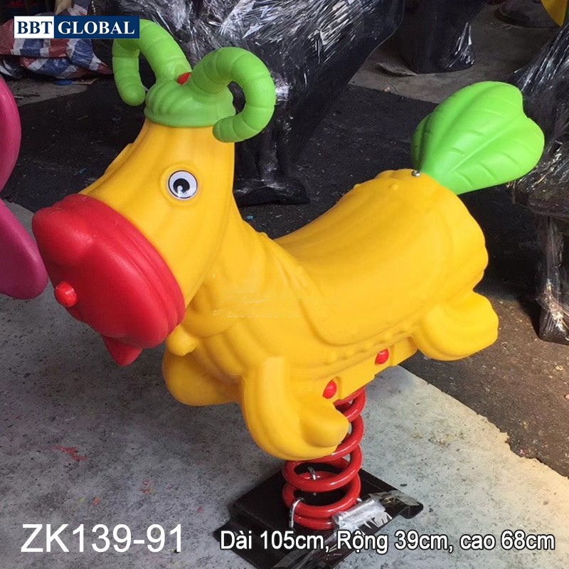 Thú nhún lò xo khu vui chơi nhập khẩu cỡ lớn ZK139-91