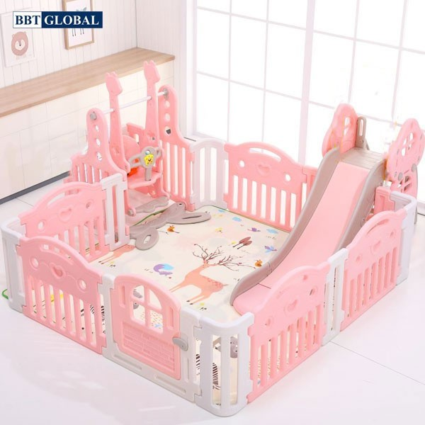 Bộ quây bóng cầu trượt xích đu BBT Global BSL304