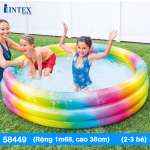 Hồ bơi phao hình tròn 3 tầng 1m68 cho bé INTEX - 58449