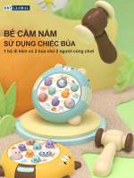 Đồ chơi đập chuột xoay 360 độ, 2 búa có đèn và nhạc 158-7C