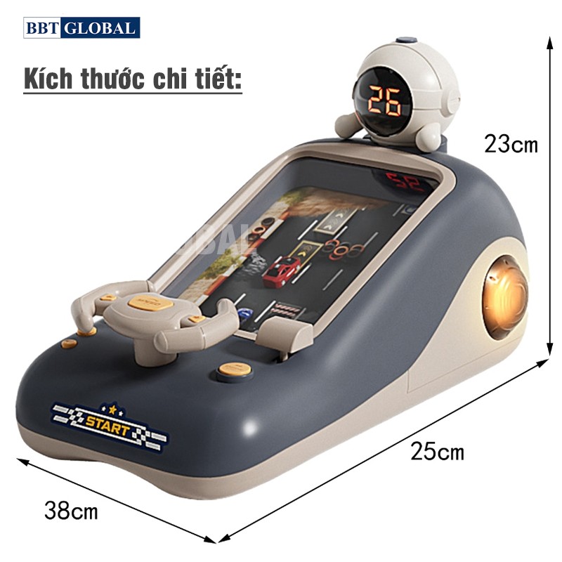 Đồ chơi máy game đua xe ô tô tốc độ có bộ hẹn giờ 661-9