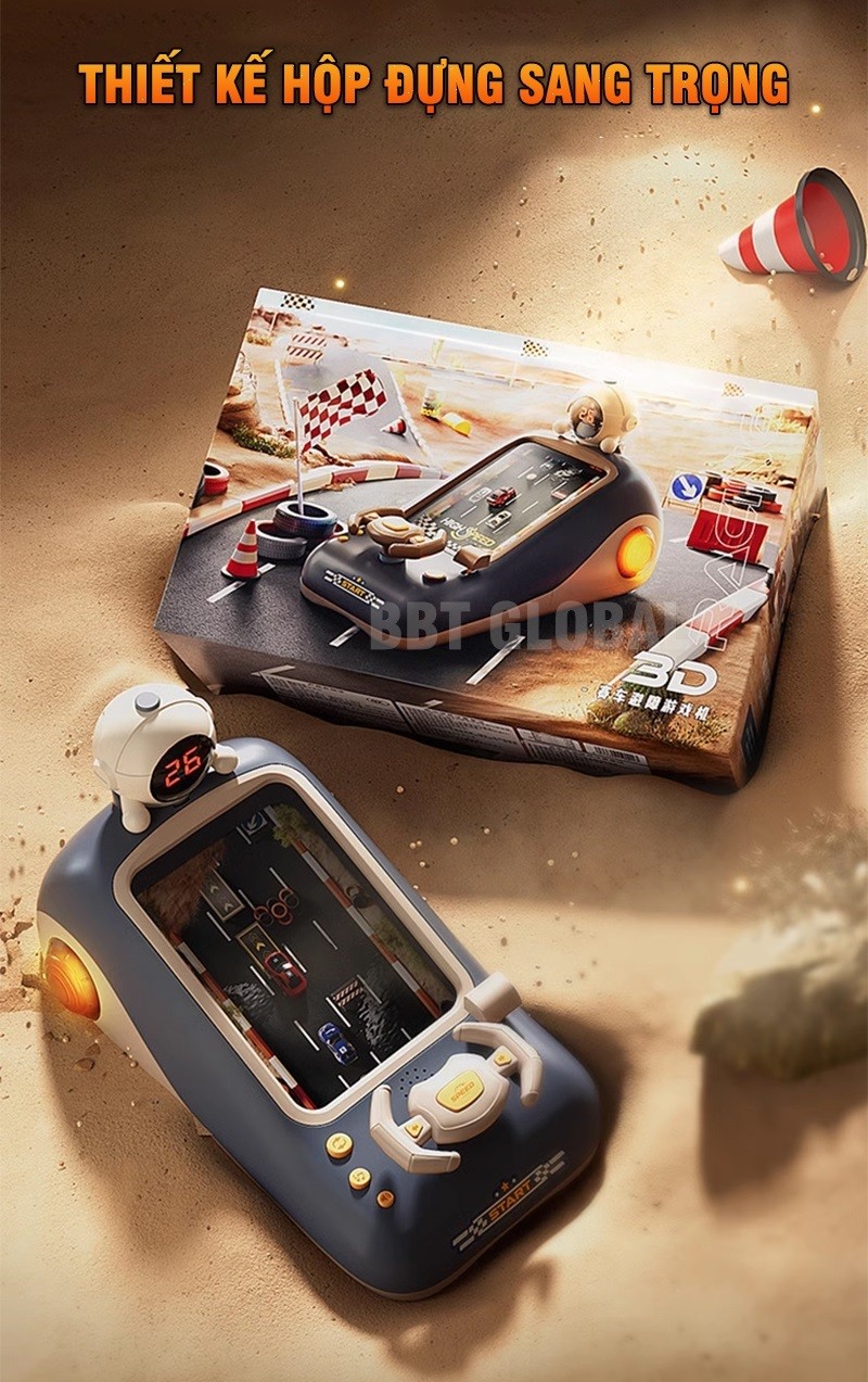 Đồ chơi máy game đua xe ô tô tốc độ có bộ hẹn giờ 661-9